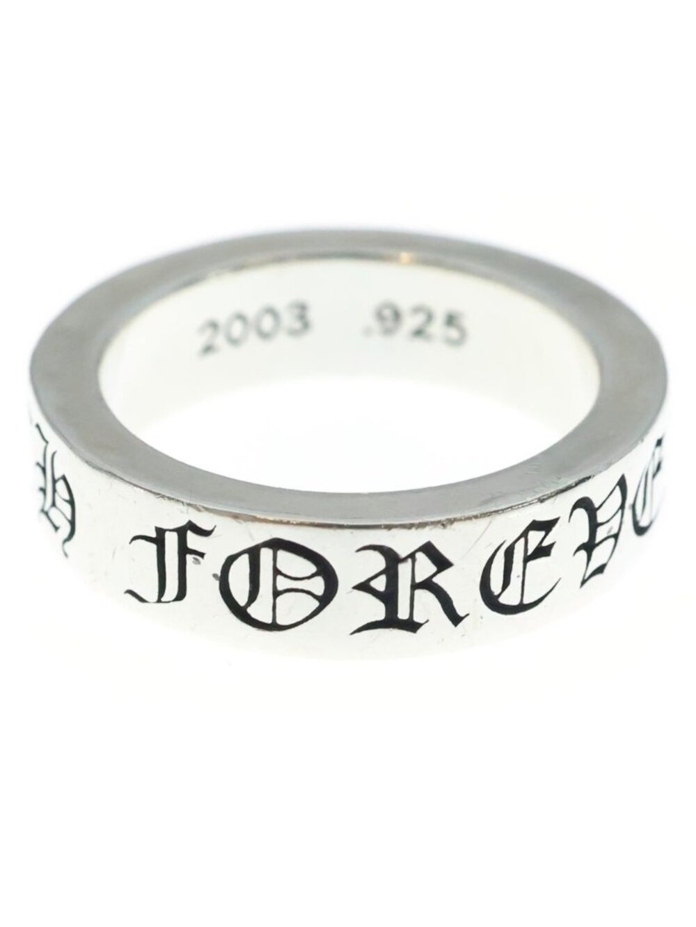 Chrome Hearts Spacer Forever Ring Silver